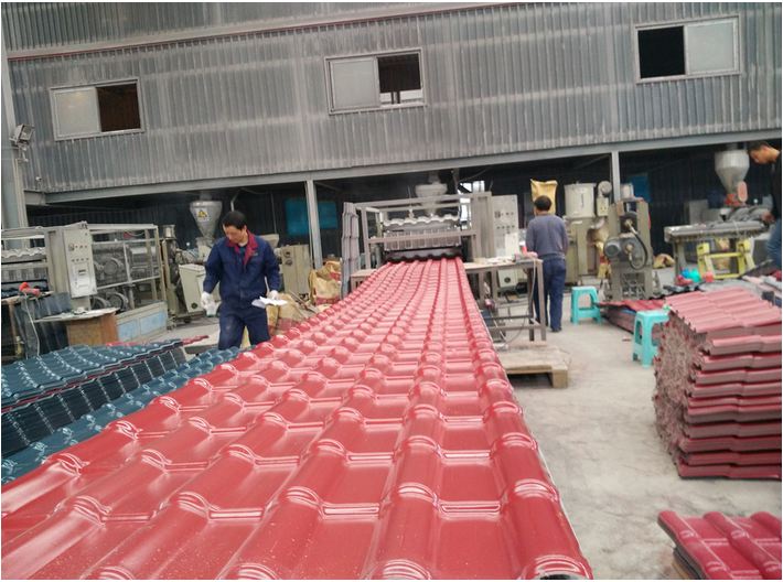 樹脂瓦是怎么生產的？合成樹脂瓦生產工藝