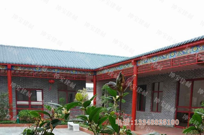 樹脂瓦庭院，傳統(tǒng)文化與現(xiàn)代文明相結(jié)合的別致景觀
